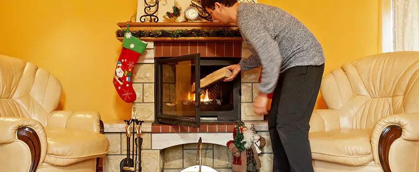 Gas to Wood-Burning Fireplace Conversion Services in Calverton, Maryland