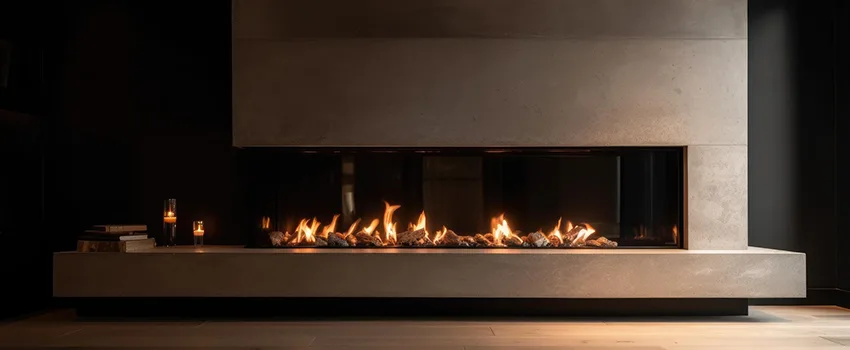 Gas Fireplace Ember Bed Design Services in Calverton, Maryland
