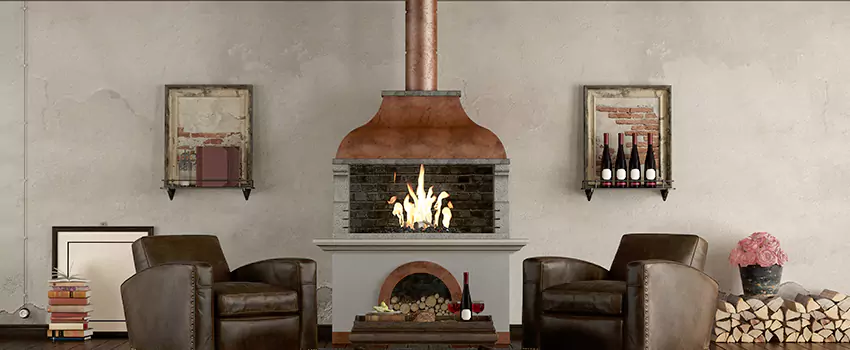 Thelin Hearth Products Providence Pellet Insert Fireplace Installation in Calverton, MD