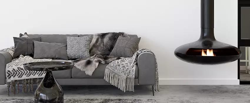 Circular Hanging Fireplace Installation Services in Calverton, MD